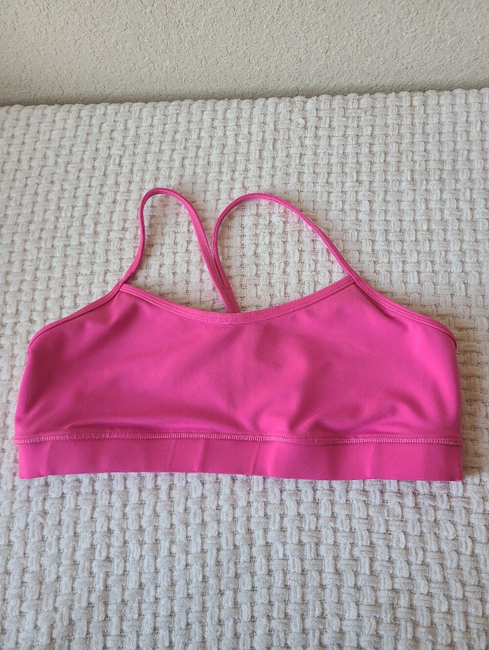 Lululemon Athletica Women’s Pink Strappy Swim Top Size 12